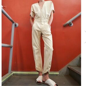 Zero + Maria Cornejo Aissa V-Neck Jumpsuit sz 8